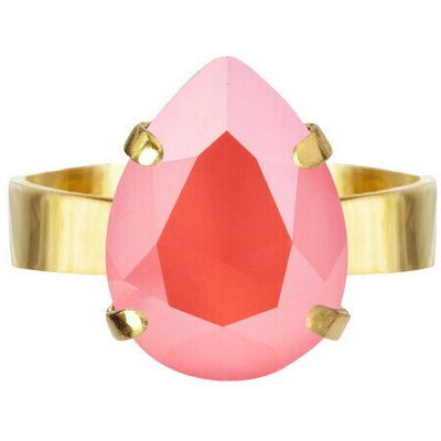 Caroline Svedbom Mini Drop ring light coral Caroline Svedbom Mini Drop ring light coral