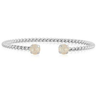 Caroline Svedbom Mini twisted armband rhodium linen ignite Caroline Svedbom Mini twisted armband rhodium linen ignite