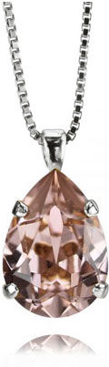 Caroline Svedbom Mini Drop halsband vintage rose rhodium