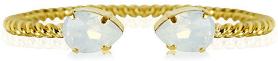 Caroline Svedbom Mini Drop armband white opal guld Caroline Svedbom Mini Drop armband white opal guld