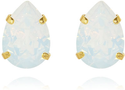 Caroline Svedbom Mini Drop Stud örhängen white opal guld Caroline Svedbom Mini Drop Stud örhängen white opal guld