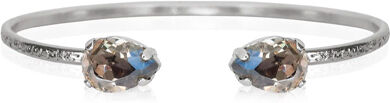 Caroline Svedbom Petite Drop armband black diamond rhodium Caroline Svedbom Petite Drop armband black diamond rhodium