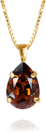 Caroline Svedbom Classic Drop halsband smoked topaz Caroline Svedbom Classic Drop halsband smoked topaz