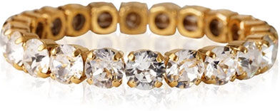 Caroline Svedbom Gia Stretch armband crystal guld Caroline Svedbom Gia Stretch armband crystal guld