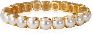 Caroline Svedbom Gia Stretch armband pearl guld
