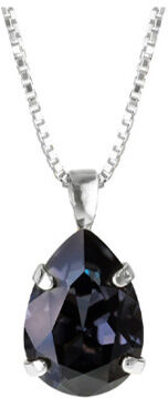 Caroline Svedbom Classic Drop halsband graphite rhodium Caroline Svedbom Classic Drop halsband graphite rhodium
