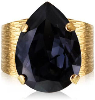 Caroline Svedbom Classic Drop ring graphite guld Caroline Svedbom Classic Drop ring graphite guld