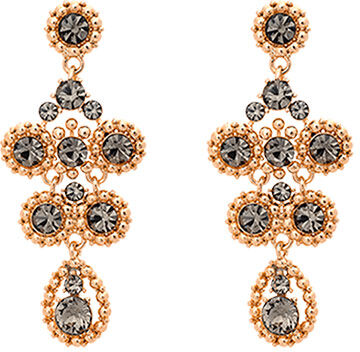 Lily And Rose Petite Kate örhängen black diamond