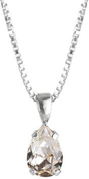 Caroline Svedbom Petite Drop halsband crystal rhodium Caroline Svedbom Petite Drop halsband crystal rhodium