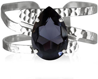 Caroline Svedbom Perfect Drop Bangle armband graphite rhodium Caroline Svedbom Perfect Drop Bangle armband graphite rhodium