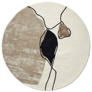 Classic Collection Abstract matta rund ivory Classic Collection Abstract matta rund ivory