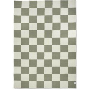 Classic Collection Square matta vit/grön Classic Collection Square matta vit/grön