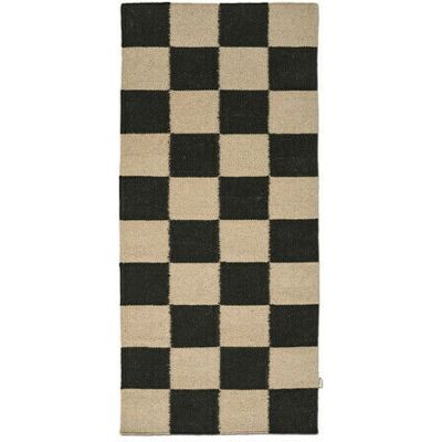 Classic Collection Square gångmatta svart/natur Classic Collection Square gångmatta svart/natur
