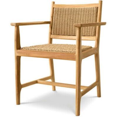 Eichholtz Pivetti karmstol natural teak Eichholtz Pivetti karmstol natural teak