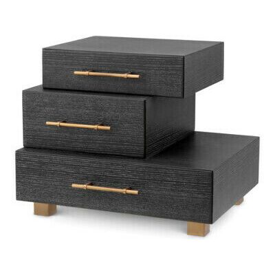 Eichholtz Evendale sängbord charcoal oak Eichholtz Evendale sängbord charcoal oak