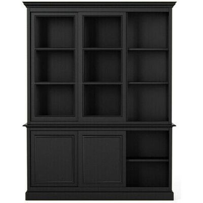 Newport Assonet vitrinskåp modern black Newport Assonet vitrinskåp modern black