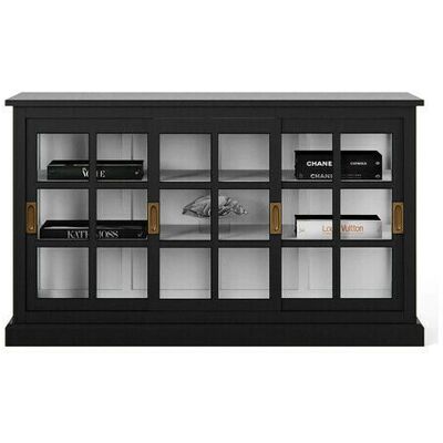 Newport Seethrough skåp modern black / classic white Newport Seethrough skåp modern black / classic white