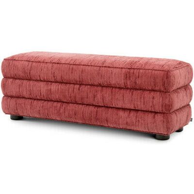 Eichholtz Helmsley bänk terren burgundy red Eichholtz Helmsley bänk terren burgundy red