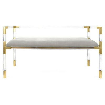 Jonathan Adler Jacques bänk mässing Jonathan Adler Jacques bänk mässing