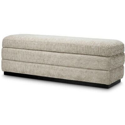 Eichholtz Valmont bänk creststone beige Eichholtz Valmont bänk creststone beige