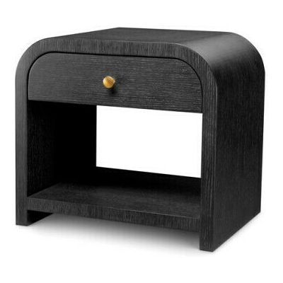 Eichholtz Rhodes sängbord charcoal grey Eichholtz Rhodes sängbord charcoal grey