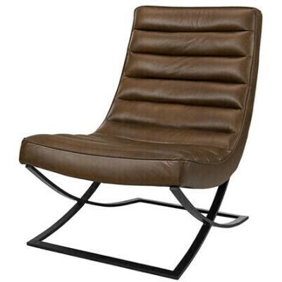 Artwood Brooks skinnfåtölj chocolate brown Artwood Brooks skinnfåtölj chocolate brown