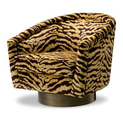 Eichholtz Catene fåtölj tigris brown Eichholtz Catene fåtölj tigris brown