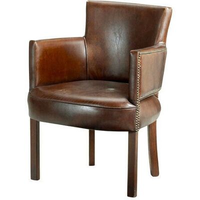Artwood Newark karmstol läder vintage Artwood Newark karmstol läder vintage