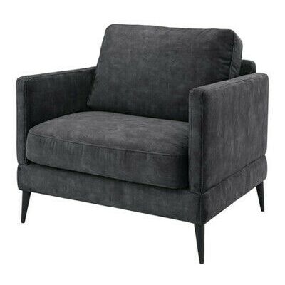 Artwood Andorra fåtölj velvet dark grey Artwood Andorra fåtölj velvet dark grey