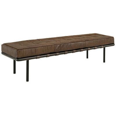 Artwood Princetown skinnbänk brun Artwood Princetown skinnbänk brun