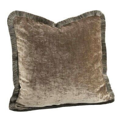 Artwood Garda Velvet kuddfodral fransar beige Artwood Garda Velvet kuddfodral fransar beige