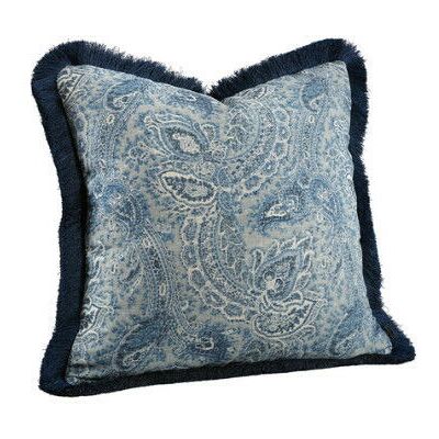 Artwood Elton kuddfodral fransar paisley blue Artwood Elton kuddfodral fransar paisley blue
