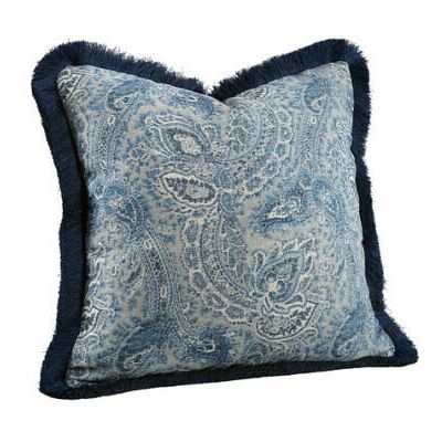 Artwood Elton kuddfodral fransar paisley blue Artwood Elton kuddfodral fransar paisley blue