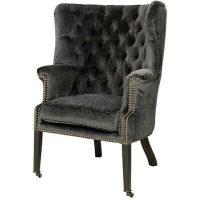 Artwood Churchtown fåtölj velvet dark grey Artwood Churchtown fåtölj velvet dark grey