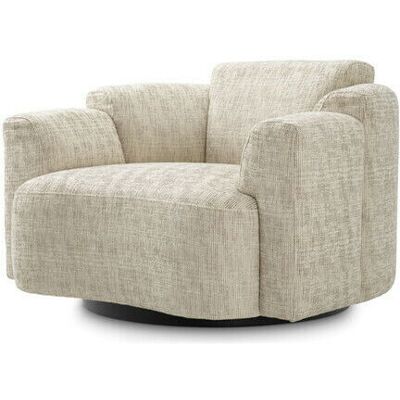 Eichholtz Marbella Swivel fåtölj creststone beige Eichholtz Marbella Swivel fåtölj creststone beige