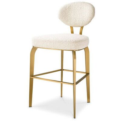 Eichholtz Dorrego barstol bouclé cream Eichholtz Dorrego barstol bouclé cream