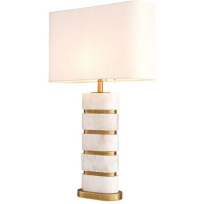 Eichholtz Newall bordslampa alabaster Eichholtz Newall bordslampa alabaster