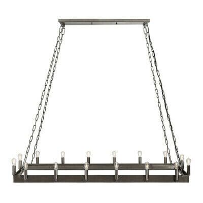 Artwood Crown Rectangular taklampa antik järn Artwood Crown Rectangular taklampa antik järn