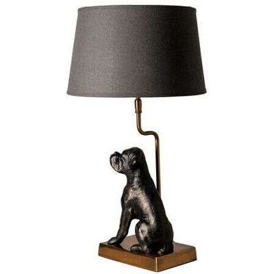 Newport Hund bordslampa svart/guld Newport Hund bordslampa svart/guld