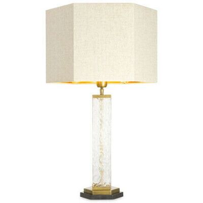Eichholtz Harmonis bordslampa antik mässing Eichholtz Harmonis bordslampa antik mässing