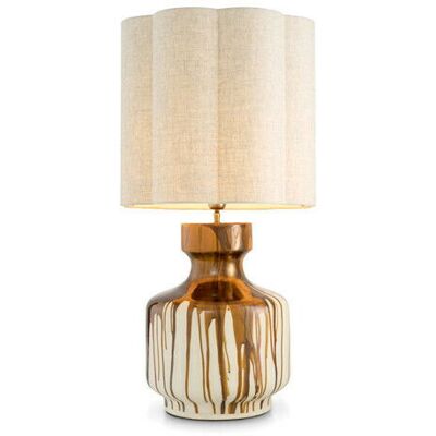 Eichholtz Lorena bordslampa brun Eichholtz Lorena bordslampa brun