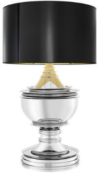 Eichholtz Bordslampa Silom nickel Eichholtz Bordslampa Silom nickel