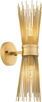 Eichholtz Romeo vägglampa dubbel antik mässing Eichholtz Romeo vägglampa dubbel antik mässing