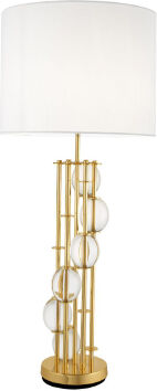 Eichholtz Lorenzo bordslampa guld vit
