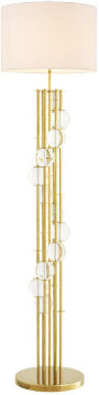 Eichholtz Lorenzo golvlampa guld vit Eichholtz Lorenzo golvlampa guld vit