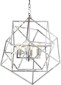 Eichholtz Matrix taklampa nickel Eichholtz Matrix taklampa nickel