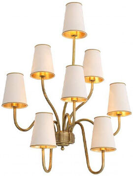 Eichholtz Bergerac vägglampa mässing L Eichholtz Bergerac vägglampa mässing L