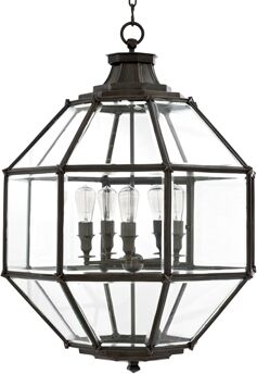 Eichholtz Taklampa Owen Grå/Svart Ø80cm Eichholtz Taklampa Owen Grå/Svart Ø80cm
