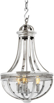 Eichholtz Capitol Hill taklampa nickel S Eichholtz Capitol Hill taklampa nickel S