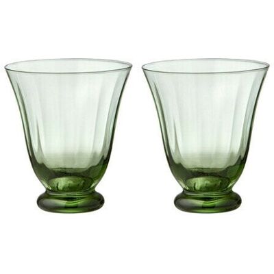 Olivia glas grön 2-pack Olivia glas grön 2-pack